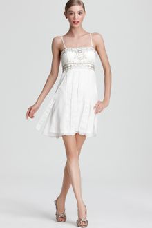 Sue Wong Sw Studio By Beaded Dress - Lyst