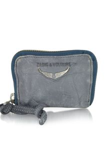 Zadig & Voltaire Mini Zv Leather Coin Purse - Lyst