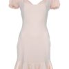 Alexander Mcqueen Ruffle Sleeve Dress in Pink - Lyst