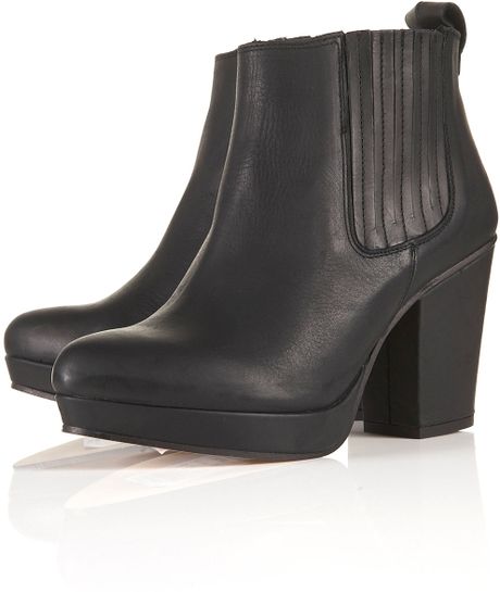 topshop alpha platform chelsea boot