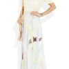 Alice + Olivia Shannon Pleated Georgette Maxi Skirt in Multicolor (multicolored) - Lyst