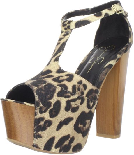 Jessica Simpson Womens Dany Platform Sandal in Animal (brown leopard linen) - Lyst
