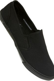 Topman Guide Black Slip On Plimsoll - Lyst