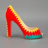 Christian Louboutin Peep Toe Pumps in Multicolor (red) - Lyst
