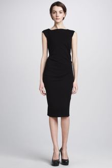 Diane Von Furstenberg Gabi Gathered Knit Dress - Lyst