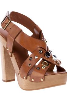 Dolce & Gabbana Leather Sandals - Lyst