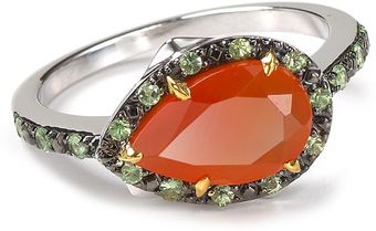  Carnelian Thorn Small Ring 