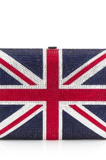 Judith Leiber Union Jack Clutch - Lyst