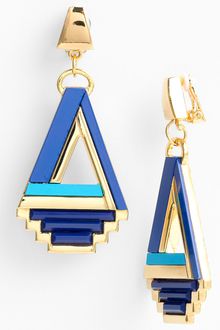 Tory Burch Floyd Statement Clip Earrings - Lyst