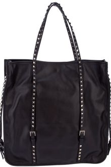 Valentino Studded Tote - Lyst