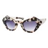 Asos Handmade Angular Frame Sunglasses with Metal Arms in Black - Lyst