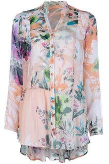 Etro Floral Blouse - Lyst
