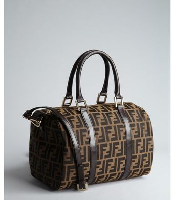  Tobacco Zucca Canvas Bauletto C Convertible Crossbody Bag 