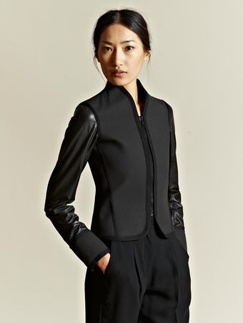  Maison Martin Margiela 1 Womens Matte Leather Jacket 