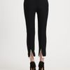 Alexander Mcqueen Cuffed Crepe Trousers in Black - Lyst