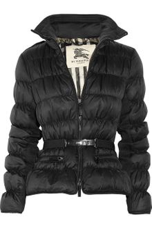 Burberry Belted Hooded Padded Shell Jacket - Lyst