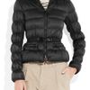 Burberry Belted Hooded Padded Shell Jacket in Black - Lyst
