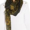 Burberry Prorsum Printed Cashmere and Silkblend Scarf in Black - Lyst