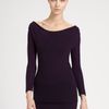 Donna Karan New York First Layer Cashmere Cowlneck Top in Black (beige) - Lyst