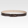 Gucci Micro Guccissima Leather Belt in Brown (chocolate) - Lyst