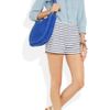 J.crew Dapper Striped Linenblend Shorts in Black (navy) - Lyst