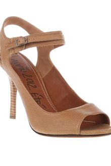 Lanvin Peep Toe Sandals - Lyst