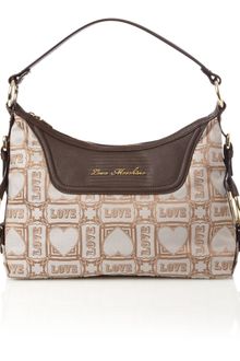 Love Moschino Medium Heart Jaquard Hobo - Lyst