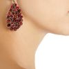Oscar De La Renta 24karat Goldplated Crystal Clip Earrings in Gold - Lyst