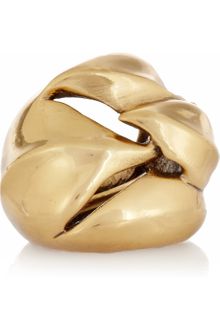 Oscar de la Renta 24karat Goldplated Ring - Lyst