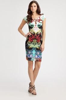 Roberto Cavalli Keyhole Dress - Lyst