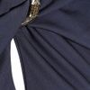 Roberto Cavalli Keyhole Jersey Dress in Blue (navy) - Lyst