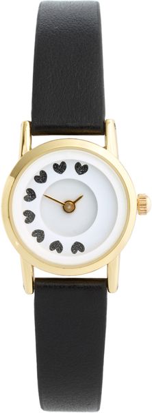 Asos  Moving Dial Heart Detail Watch - Lyst
