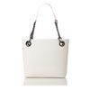 Dkny Patent Small Scarf Tote Bag in White - Lyst