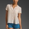 Elizabeth And James Rosie Shirt in Beige (cameo) - Lyst