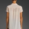 Elizabeth And James Rosie Shirt in Beige (cameo) - Lyst