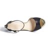 Enzo Angiolini Implosion Sandal in Black (black leather) - Lyst