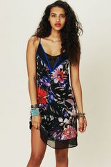 Free People Digital Print Slip Dress