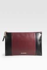 Jil Sander Colorblock Clutch