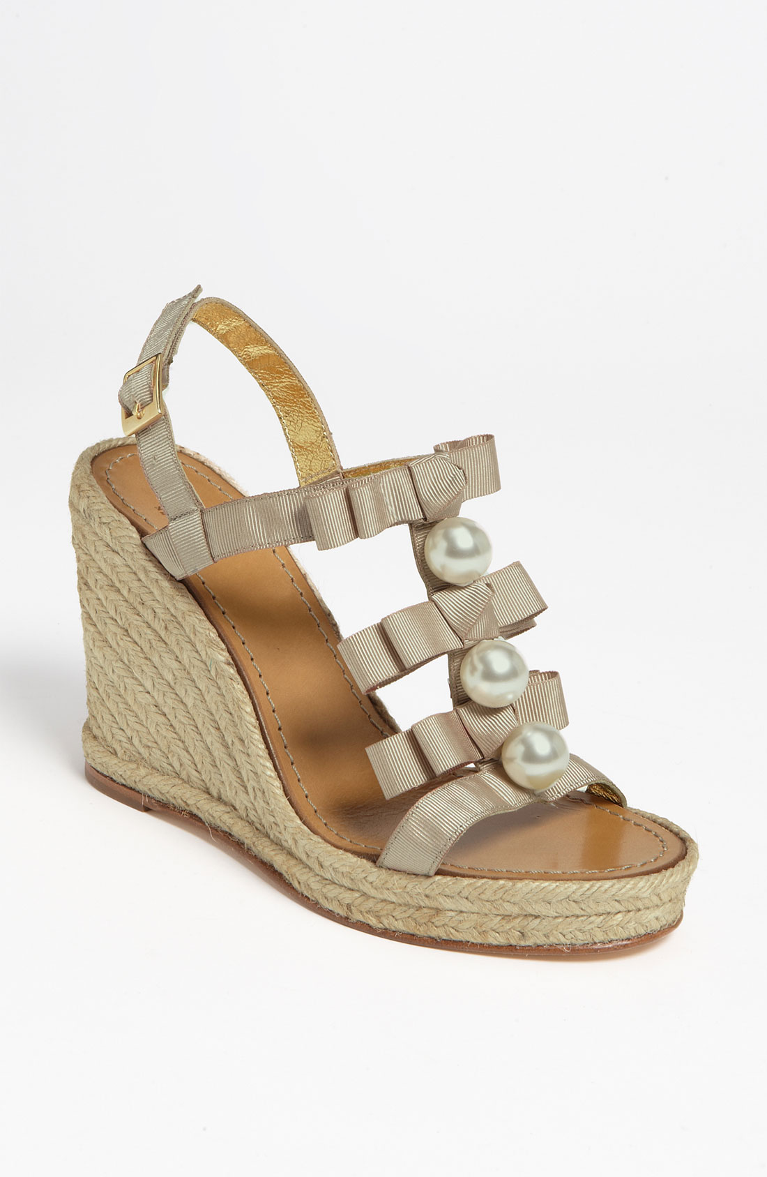 Kate Spade Blake Espadrille Wedge in Beige Lyst