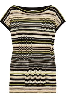 M Missoni Crochet knit Cottonblend Top - Lyst
