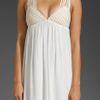 Mara Hoffman Long Macrame Dress in White - Lyst
