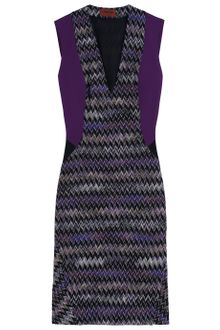 Missoni Plain Zig Zag Dress - Lyst