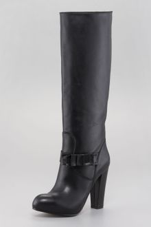 RED Valentino Leather Bow Knee Boot - Lyst