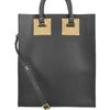 Sophie Hulme Double Plate Black Tote in Black - Lyst