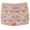 Topshop Aztec Overlay Pink Knicker Shorts in Pink - Lyst