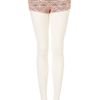 Topshop Aztec Overlay Pink Knicker Shorts in Pink - Lyst