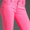 Alice + Olivia 5 Pocket Skinny Jean in Pink (neon pink) - Lyst