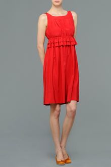 Aspesi Silk Gathered Dress - Lyst