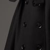 Burberry Full Skirt Virgin Wool and Cashmere Coat in Black - Lyst