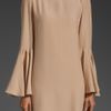 Elizabeth And James Mabel Dress in Beige - Lyst